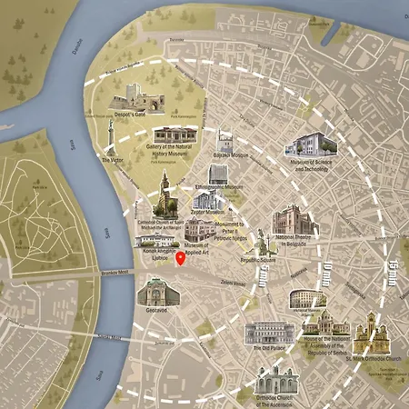 Bright Harmony Wtih Balcony Old Town Renovated בלגרד