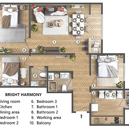 Apartment Bright Harmony Old Town Renovated Belgrade